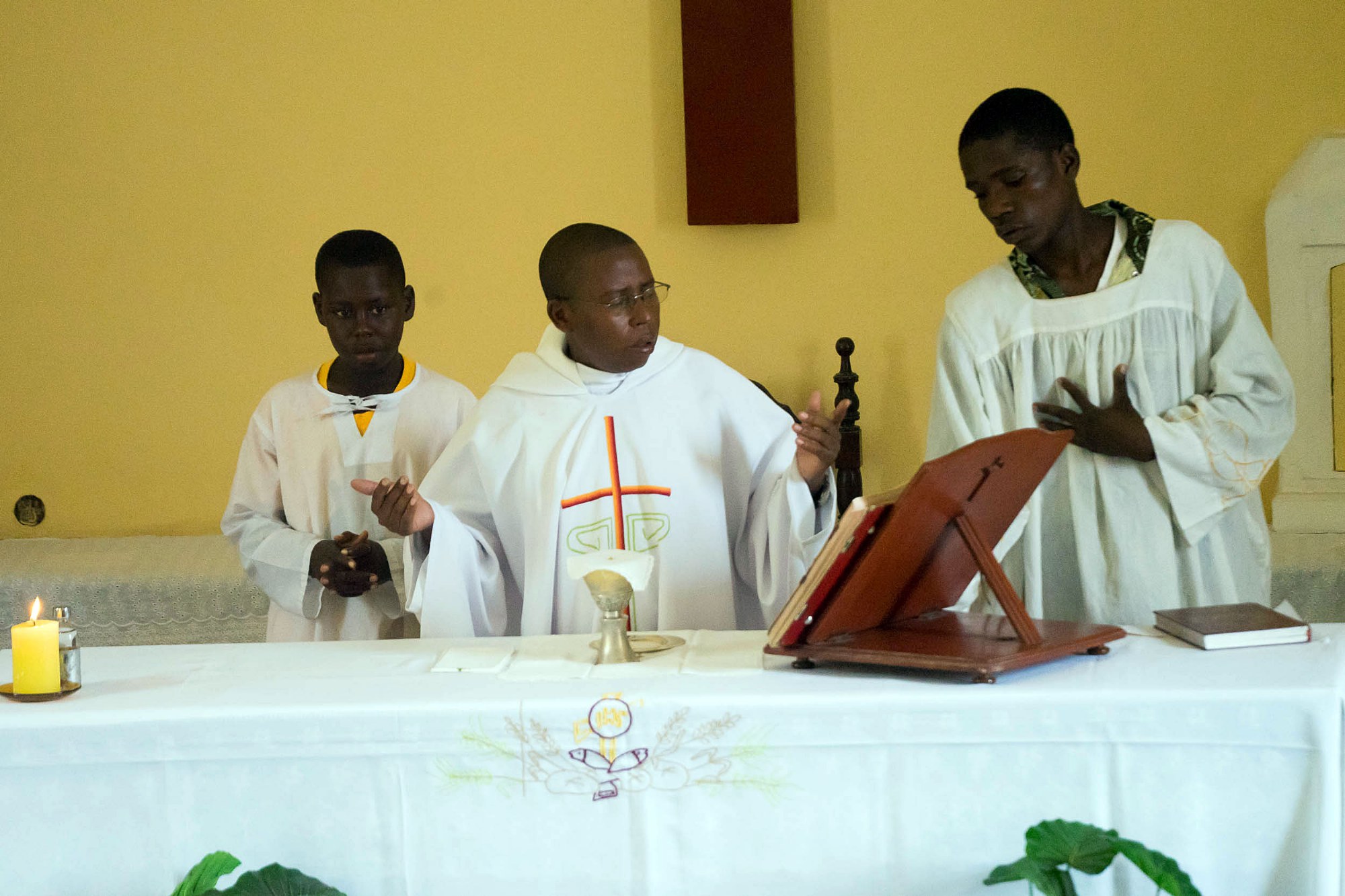 Beim Gottesdienst