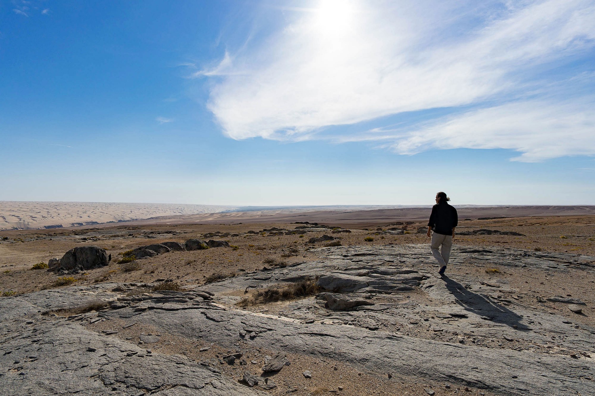 Blick über die Landschaft am Kunene