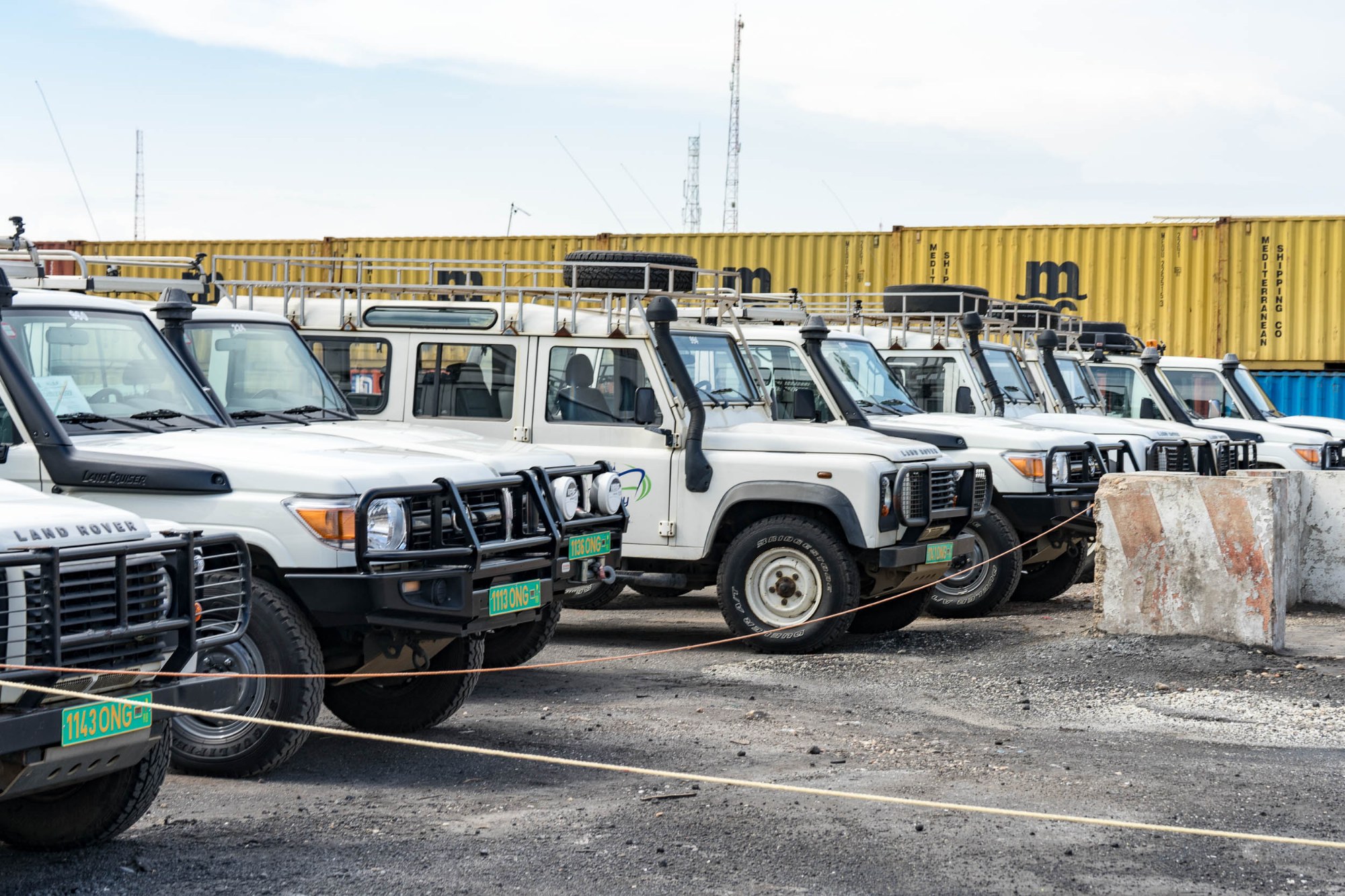 Die Fahrzeuge von Mercy Ships