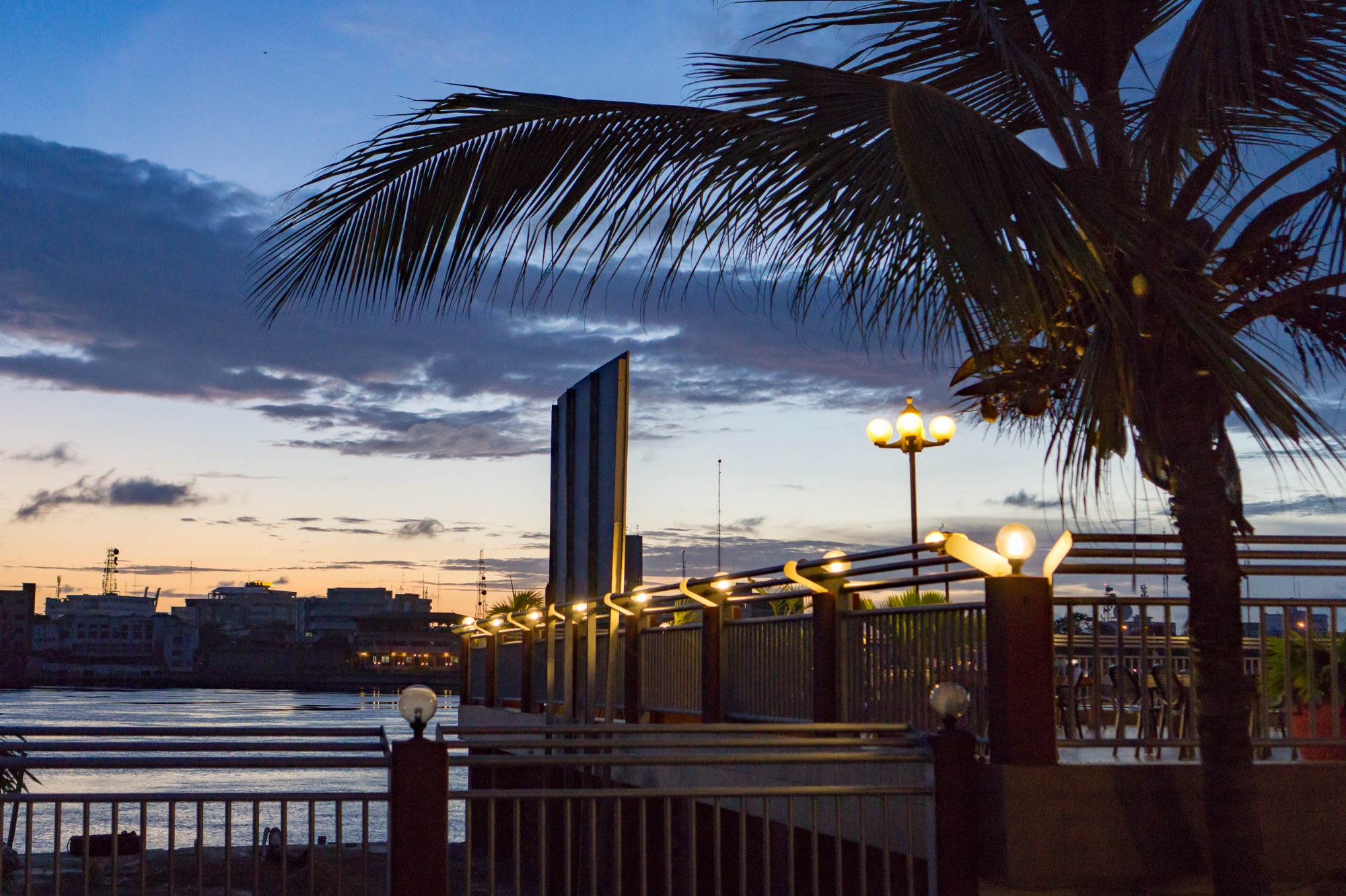 Abend in Cotonou