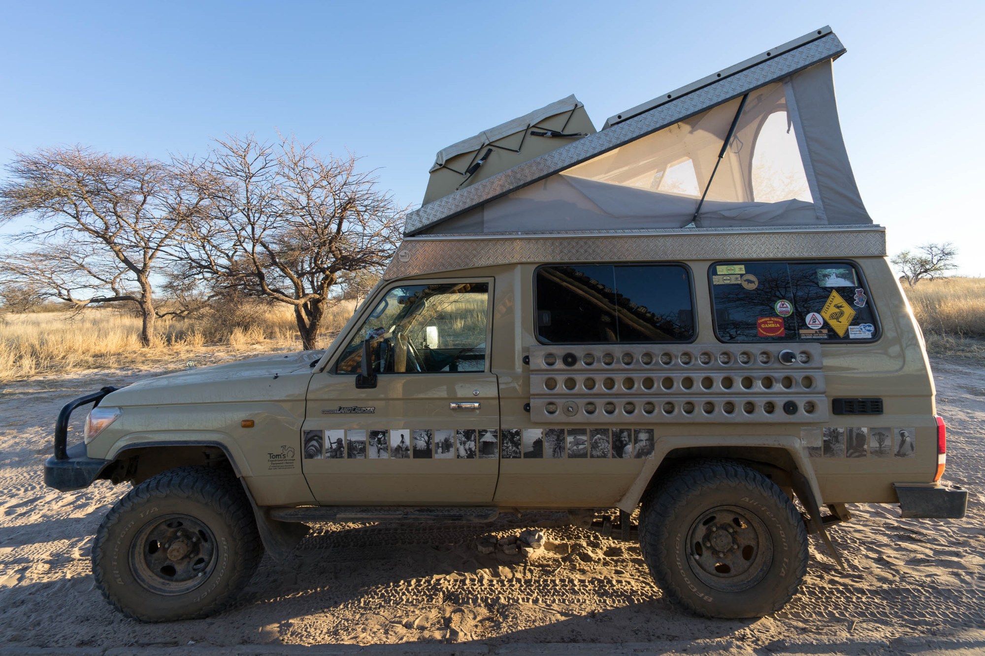 Unser Camp in der Kalahari