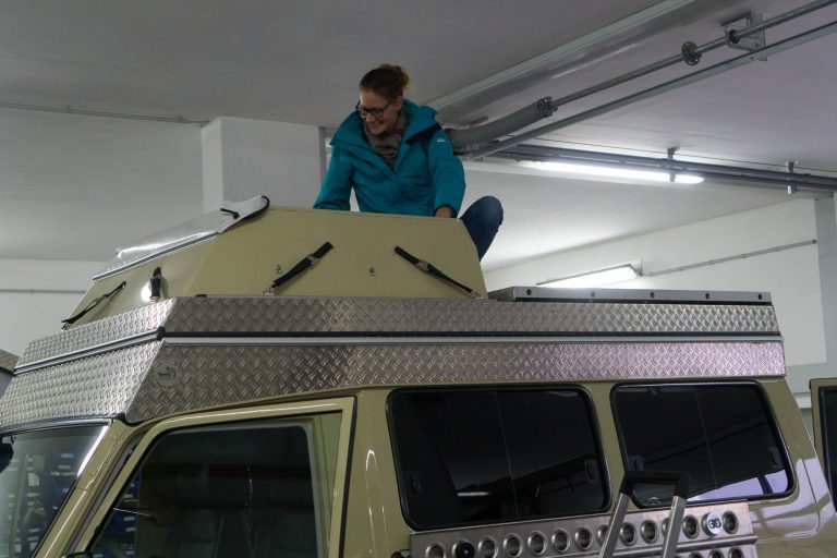 Einführung in das neue Reisefahrzeug