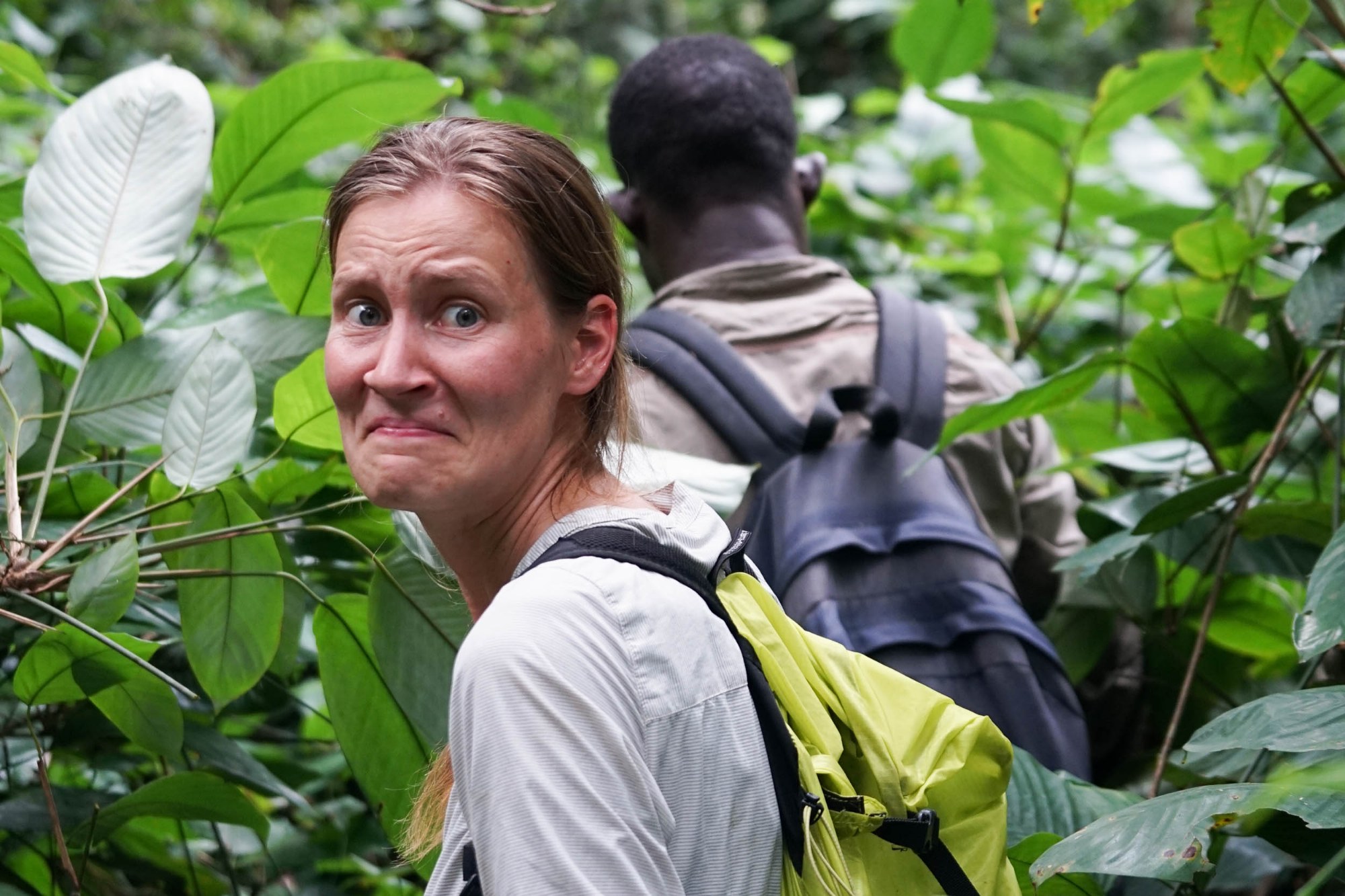 Svenja auf der Wanderung