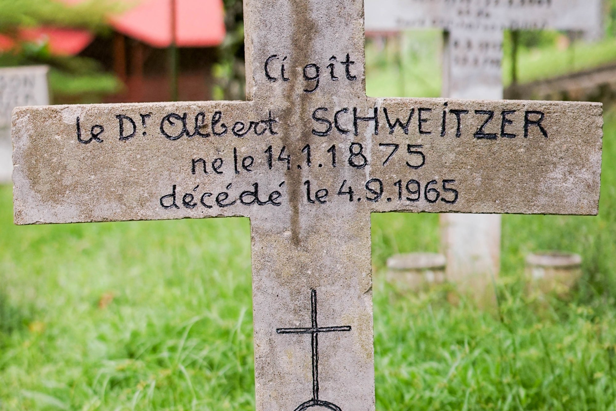 Albert Schweitzers Grab