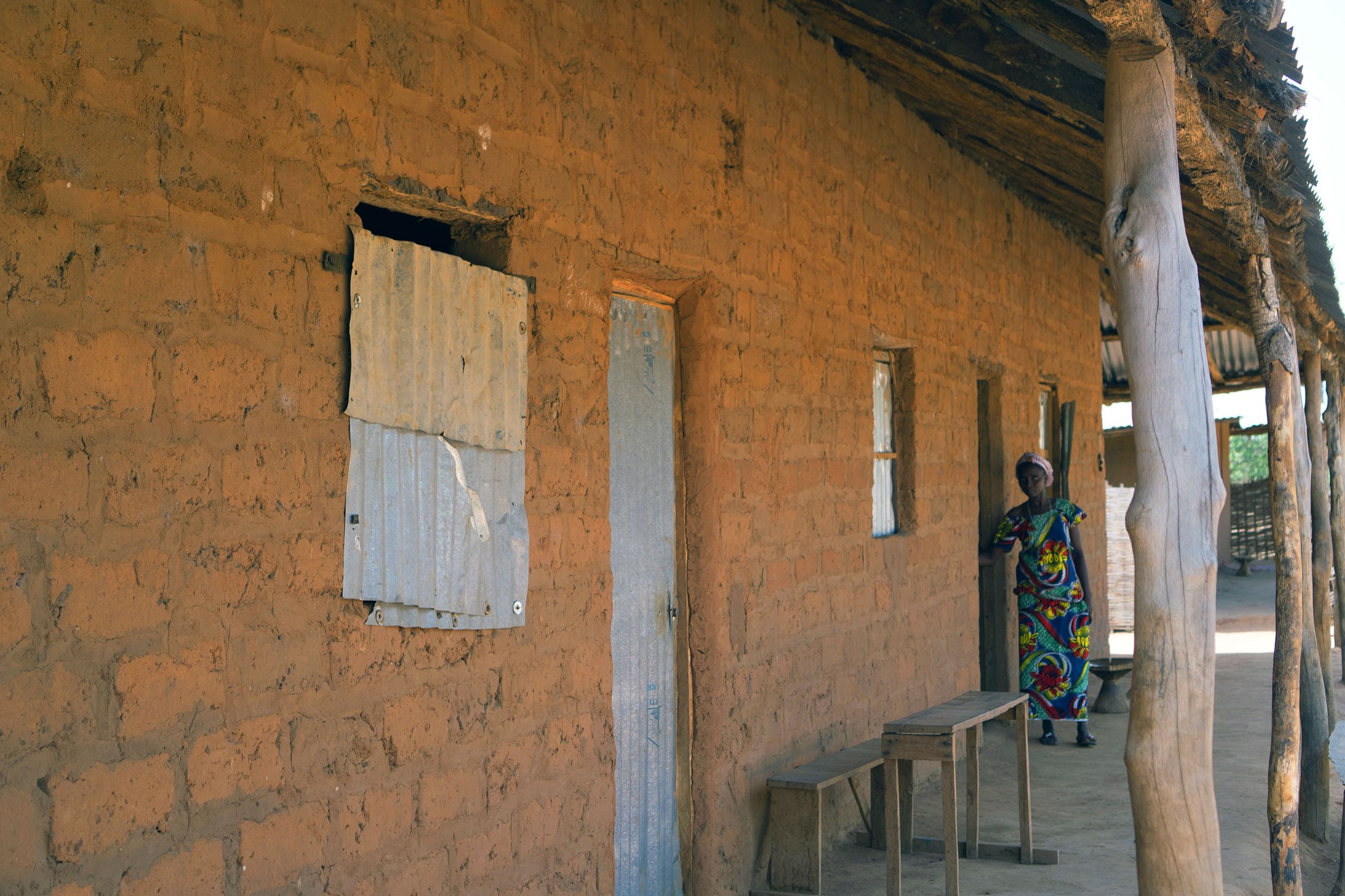 Einfaches Gebäude in Guinea-Bissau