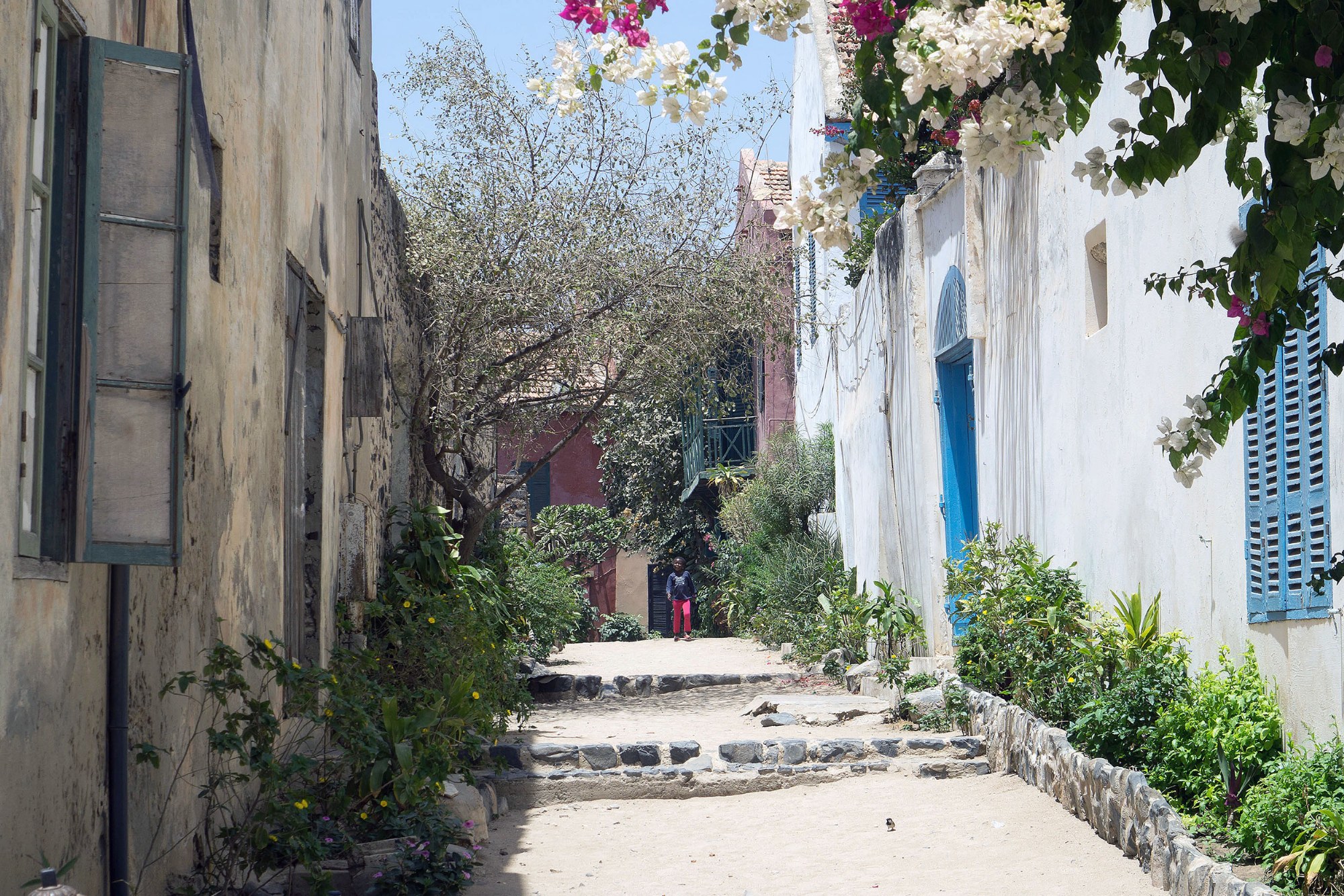Gassen auf der Île de Gorée