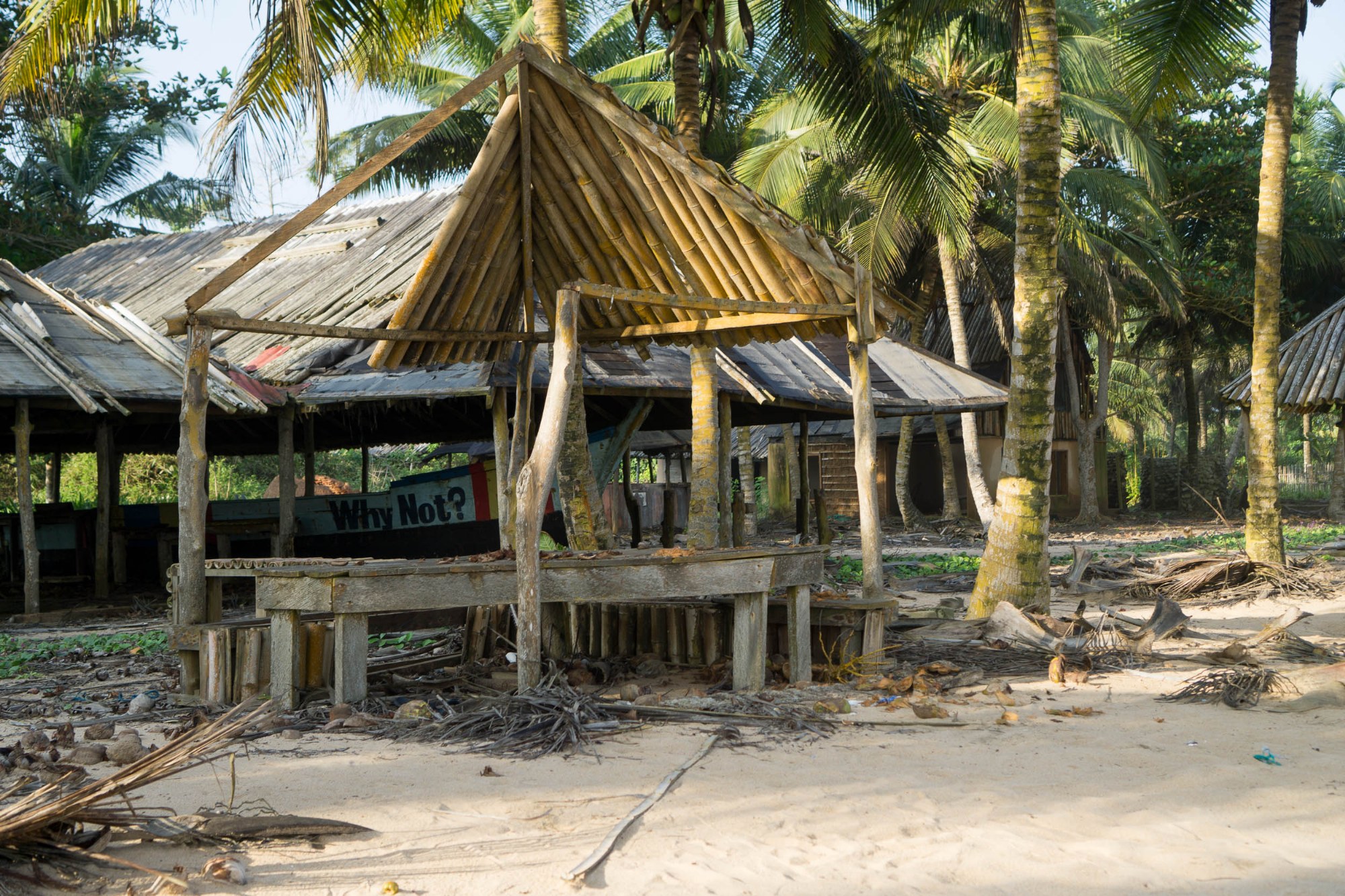 Die verlassene Green Turtle Lodge