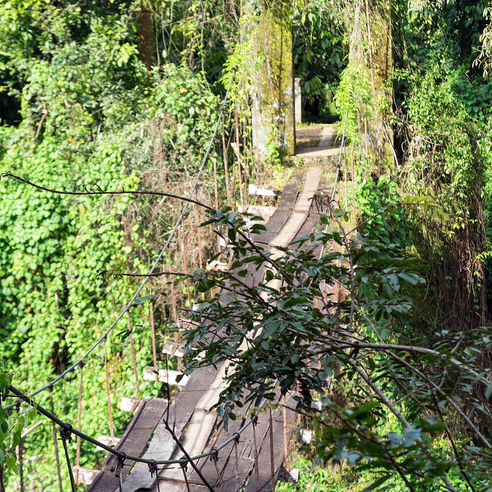 Die alte Hängebrücke