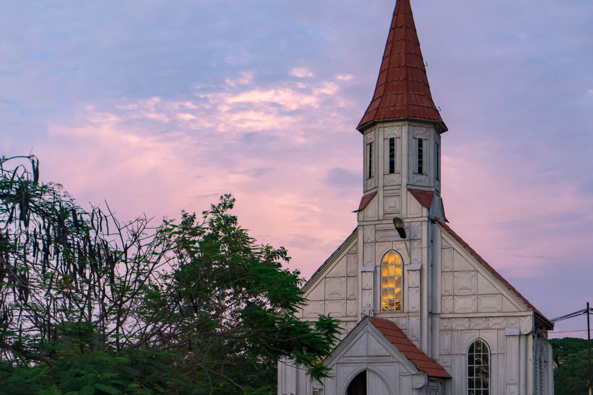 Eine Kirche am Weg