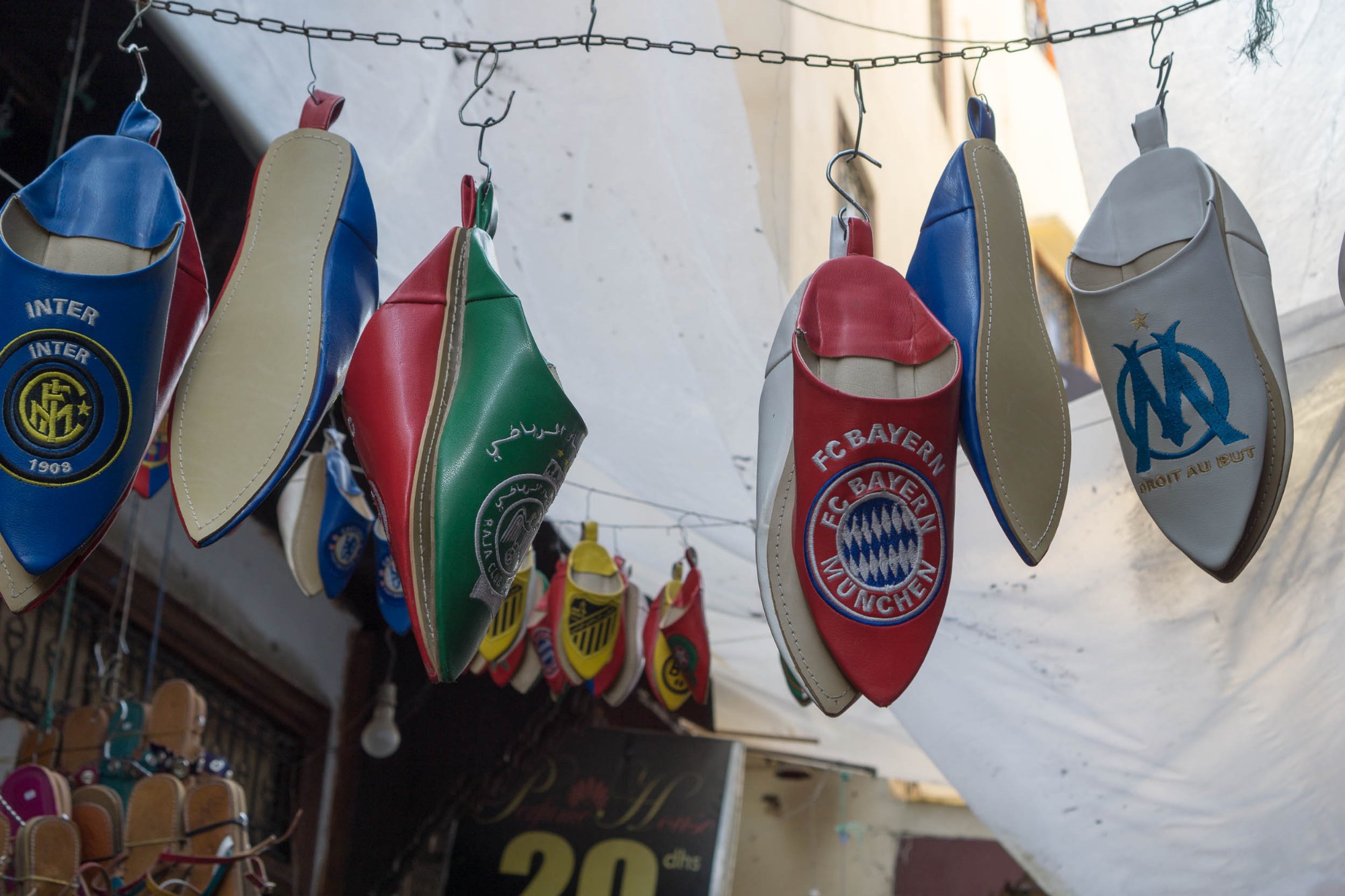 Fußballbegeisterung in der Medina