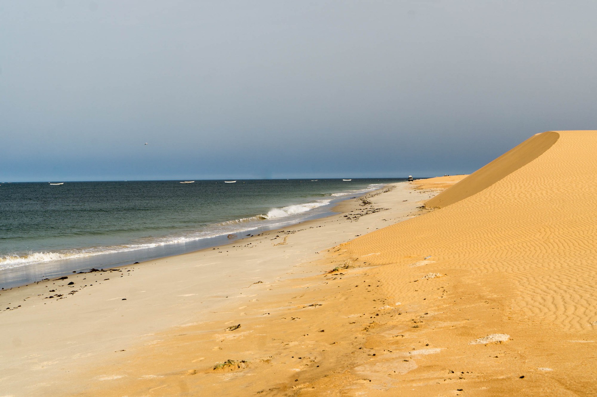 Wo die Dünen ans Meer reichen