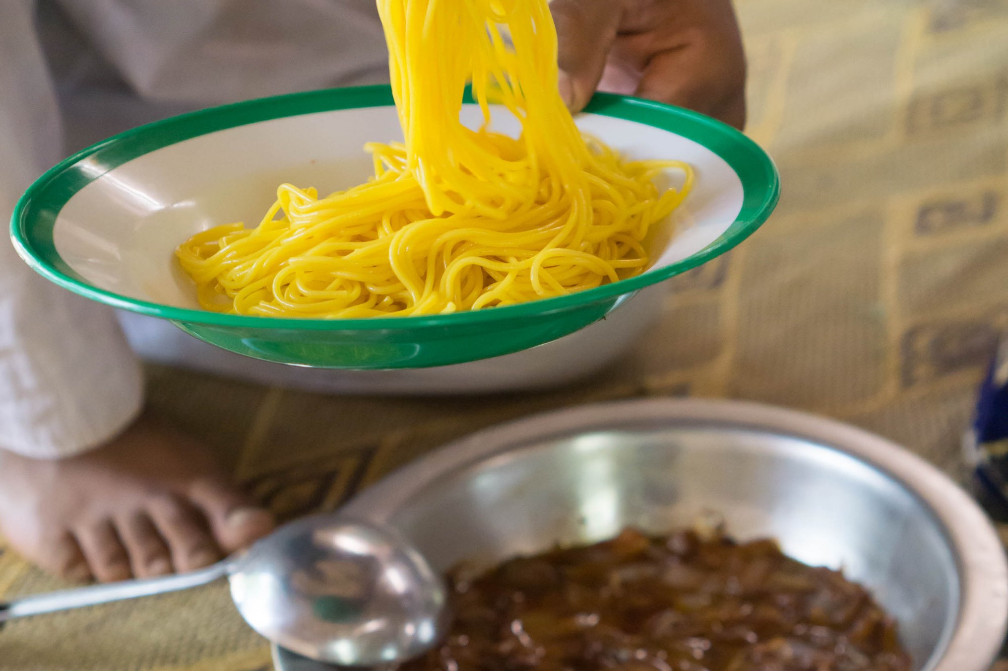 Spaghetti mauretanischer Art