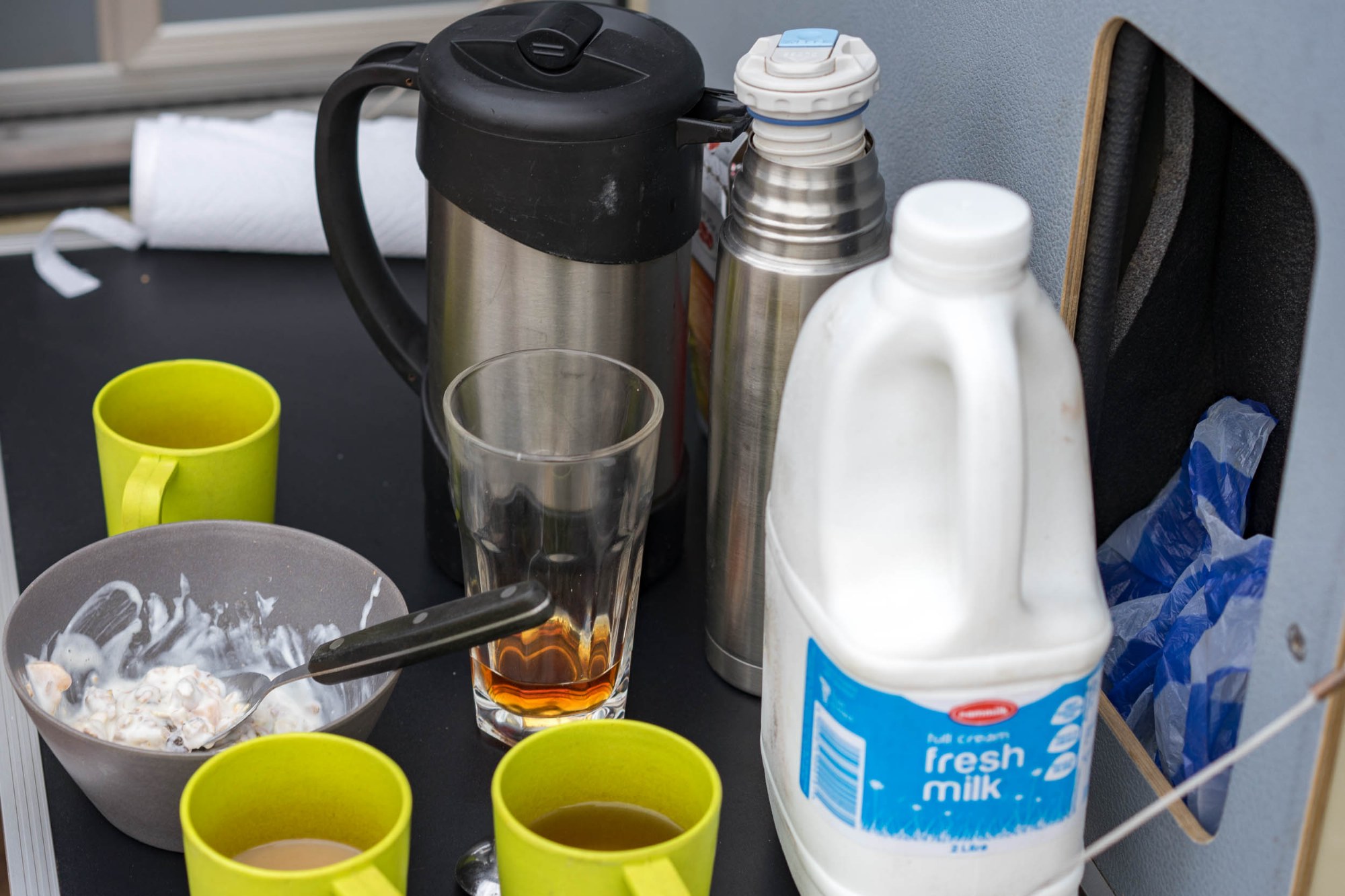 Frühstück im Freien