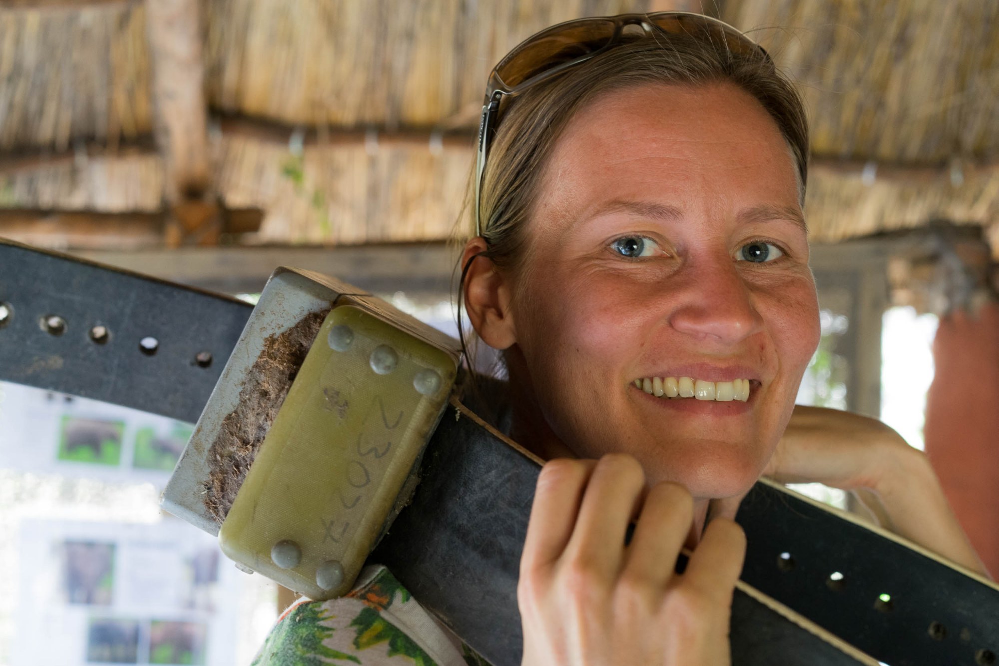 Svenja im Camp