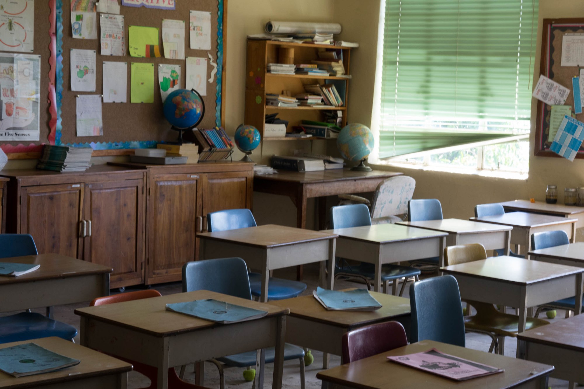 Ein Klassenzimmer