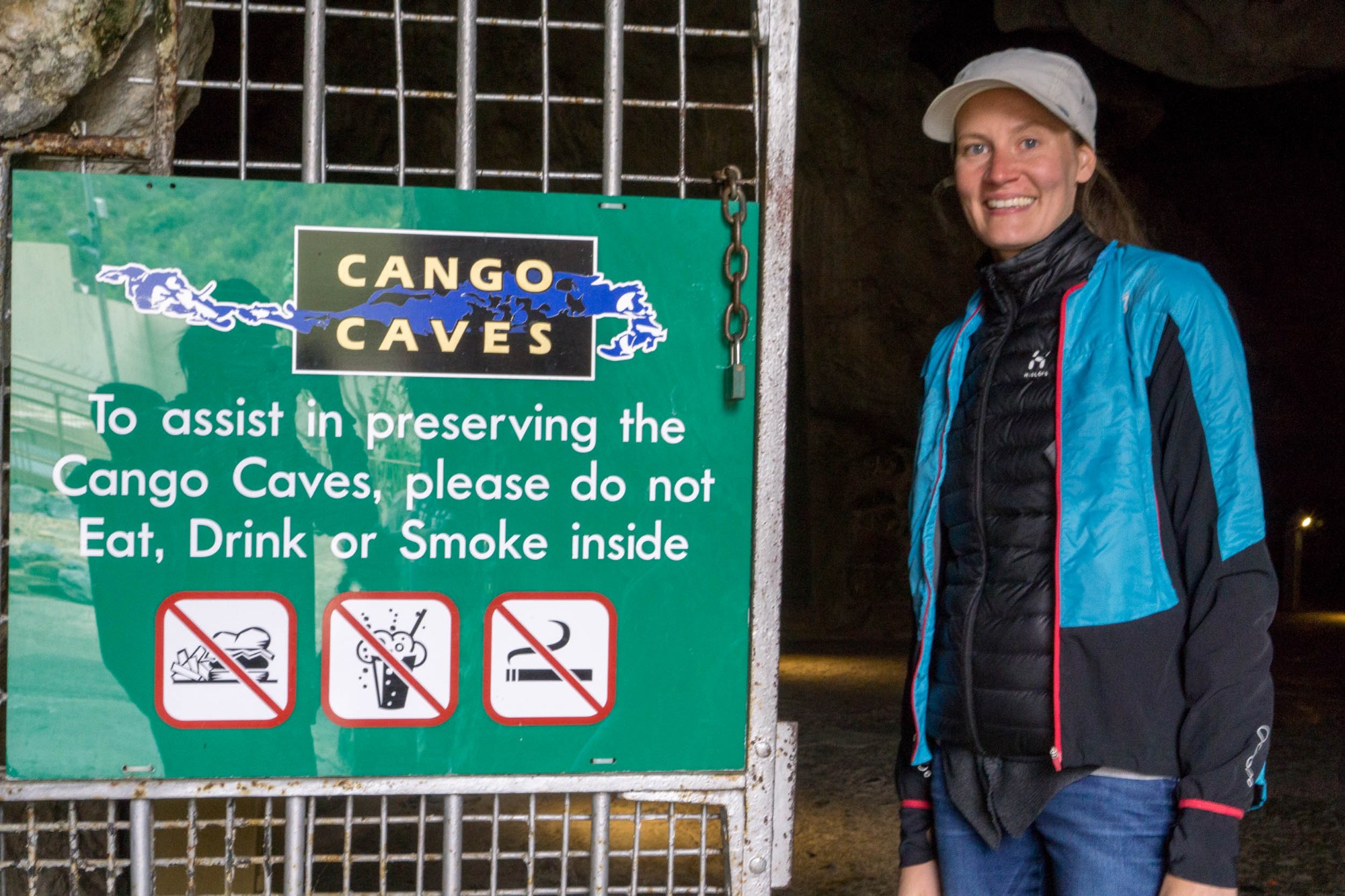 Hannes vor den Cango Caves