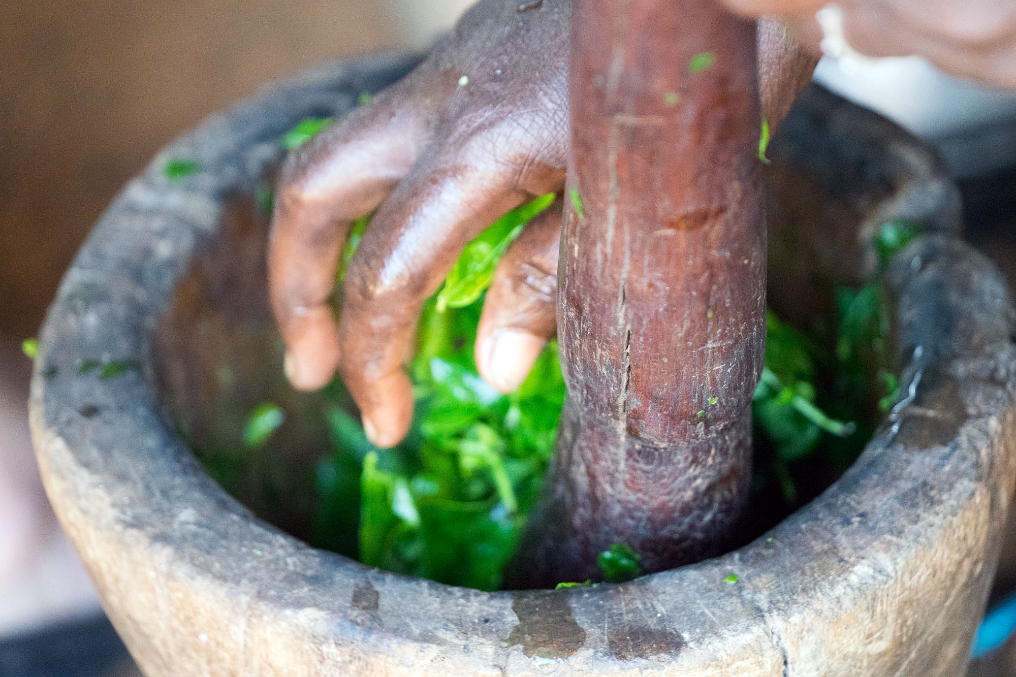Das ursprüngliche Togo-Motiv: ein Mörser
