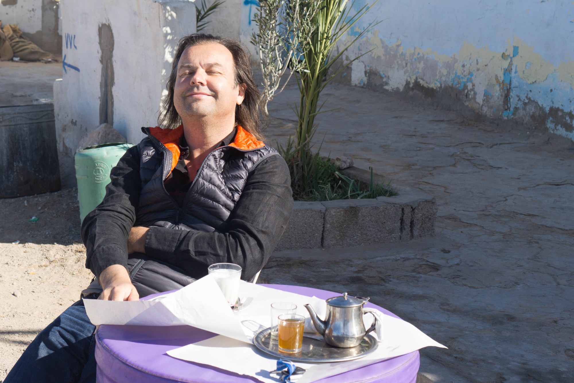 Eine Pause im Café
